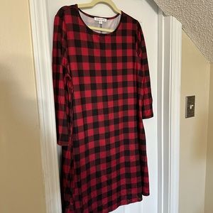 Red Buffalo Plaid Dress